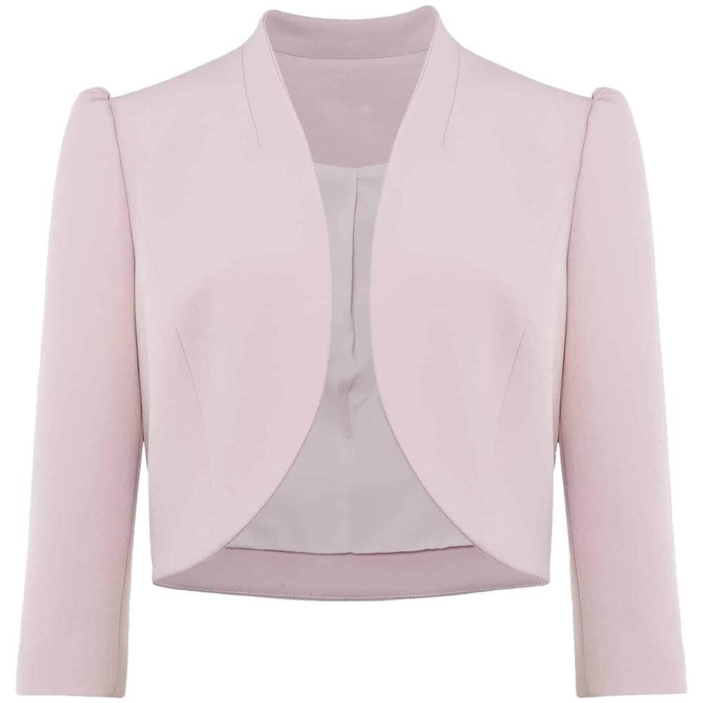 Phase Eight Leanna Antique Rose Cropped Jacket